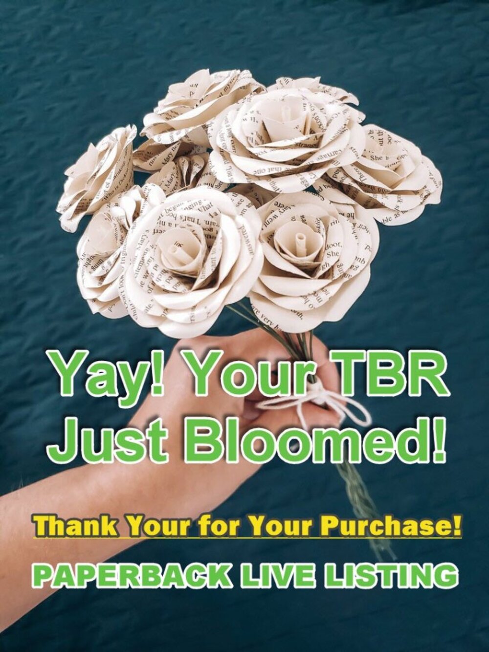 Yay! Your TBR Just Bloomed! Thank You for Your Purchase!